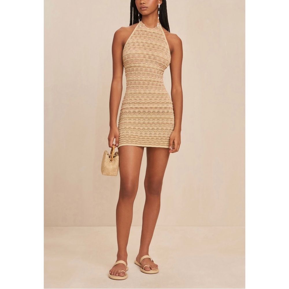 NWT Cult Gaia Tan Mini Dress